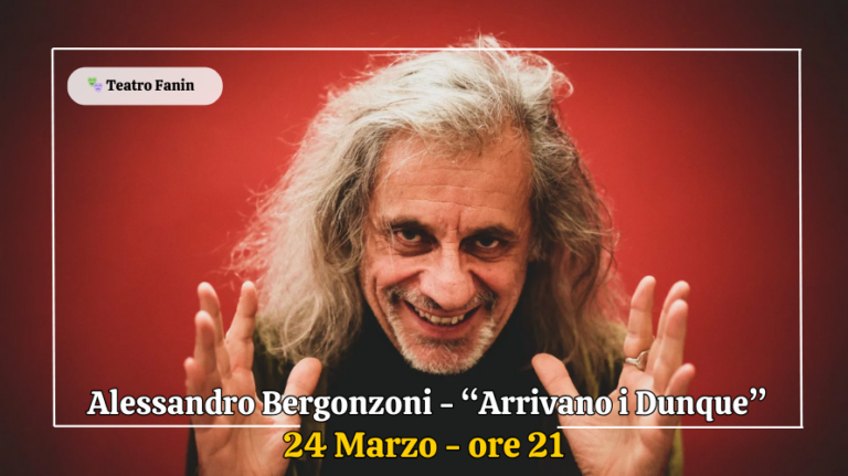Alessandro Bergonzoni in “Arrivano i dunque