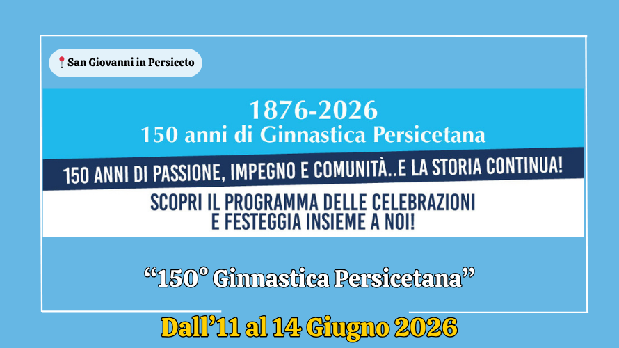 🤸🏻150° Società Ginnastica Persicetana